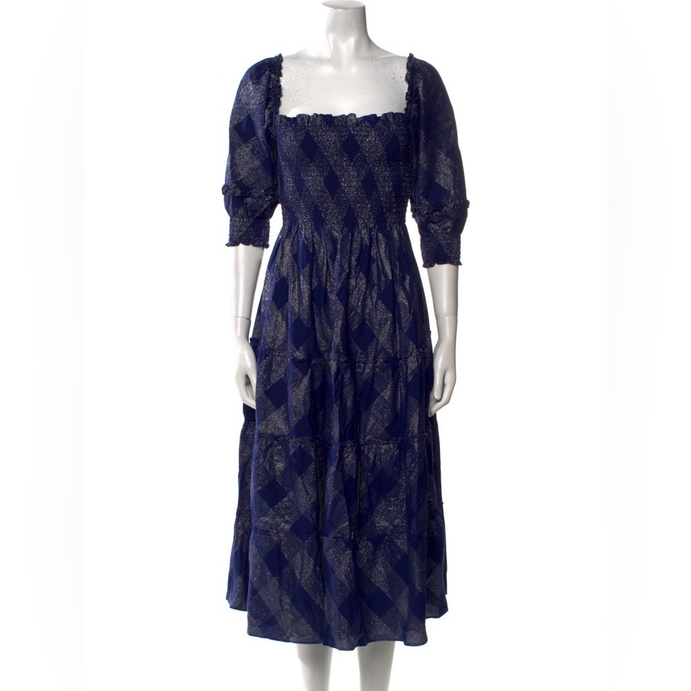 Hill House Elegant Navy Long Sleeve Dress
